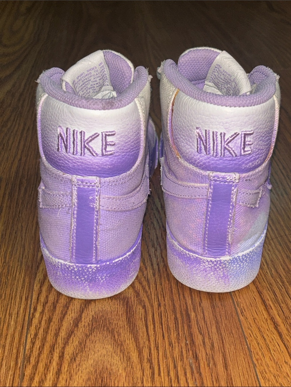Nike SB Zoom Blazer Mid PRM Premium Youth Size 4 “Lilac Purple” (DR9087-555) - Picture 8 of 9